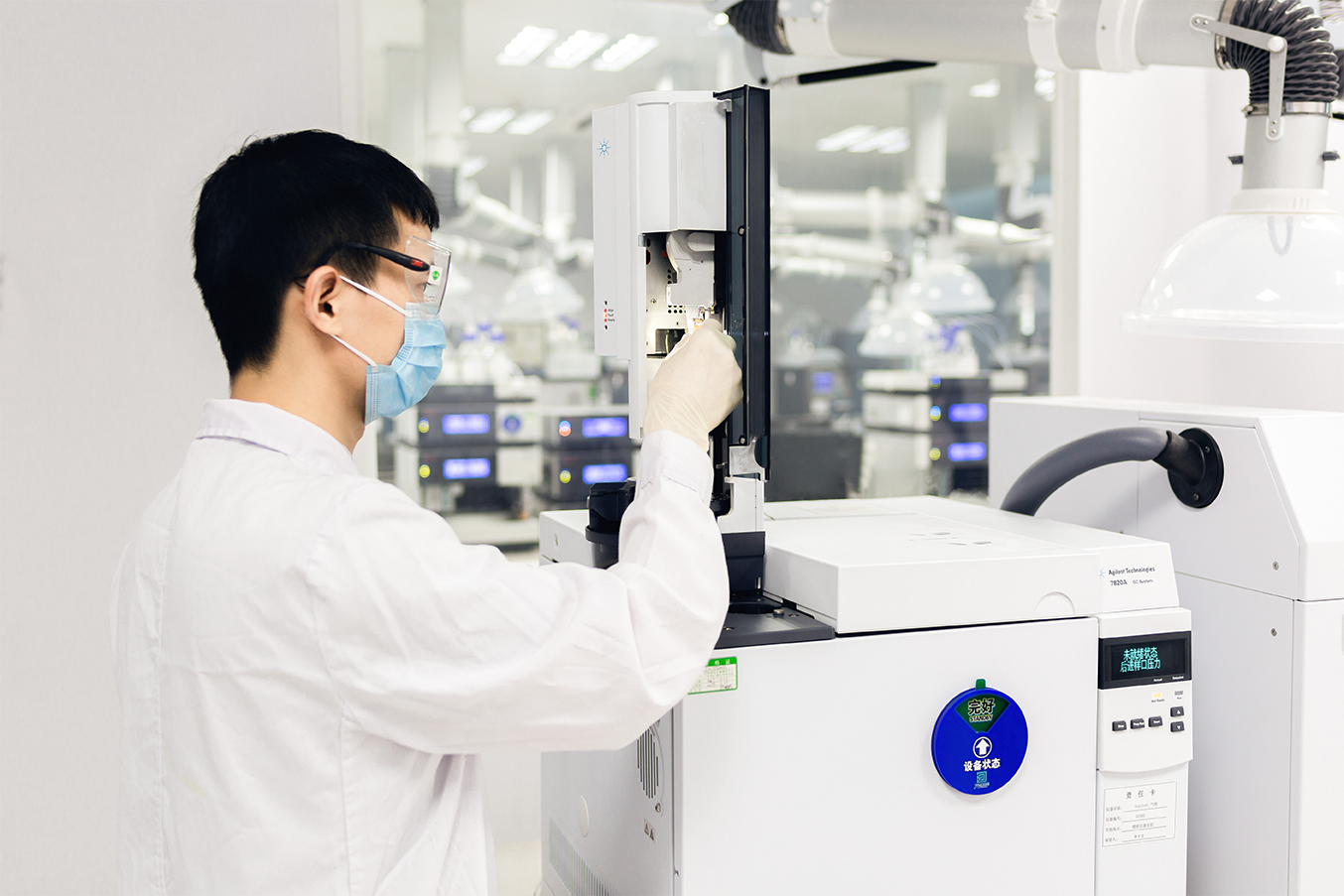 Stainless steel bioreactors in a pharmaceutical facility used for peptide and API manufacturing processes