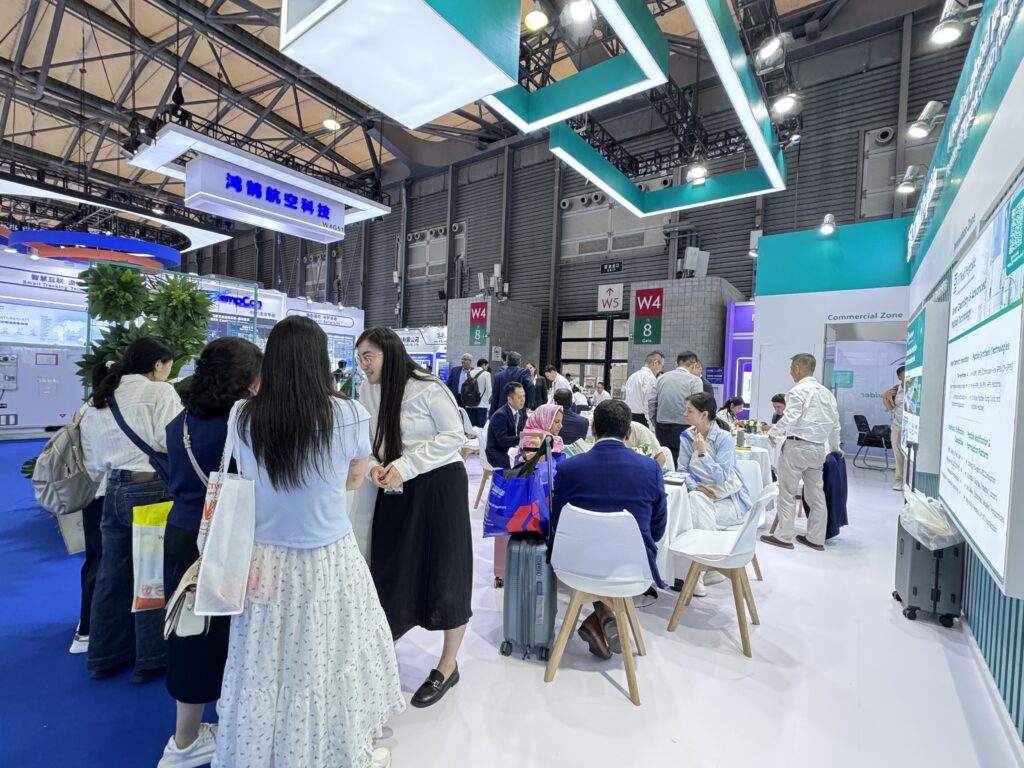 CPHI China 2026 in Shanghai exhibition floor with pharma professionals and industry partners