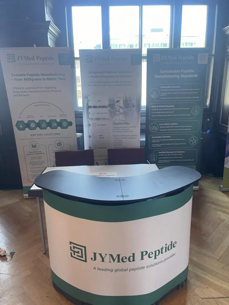 JYMed Peptide Booth SE04 at the European Peptide Symposium 2026 in Vienna